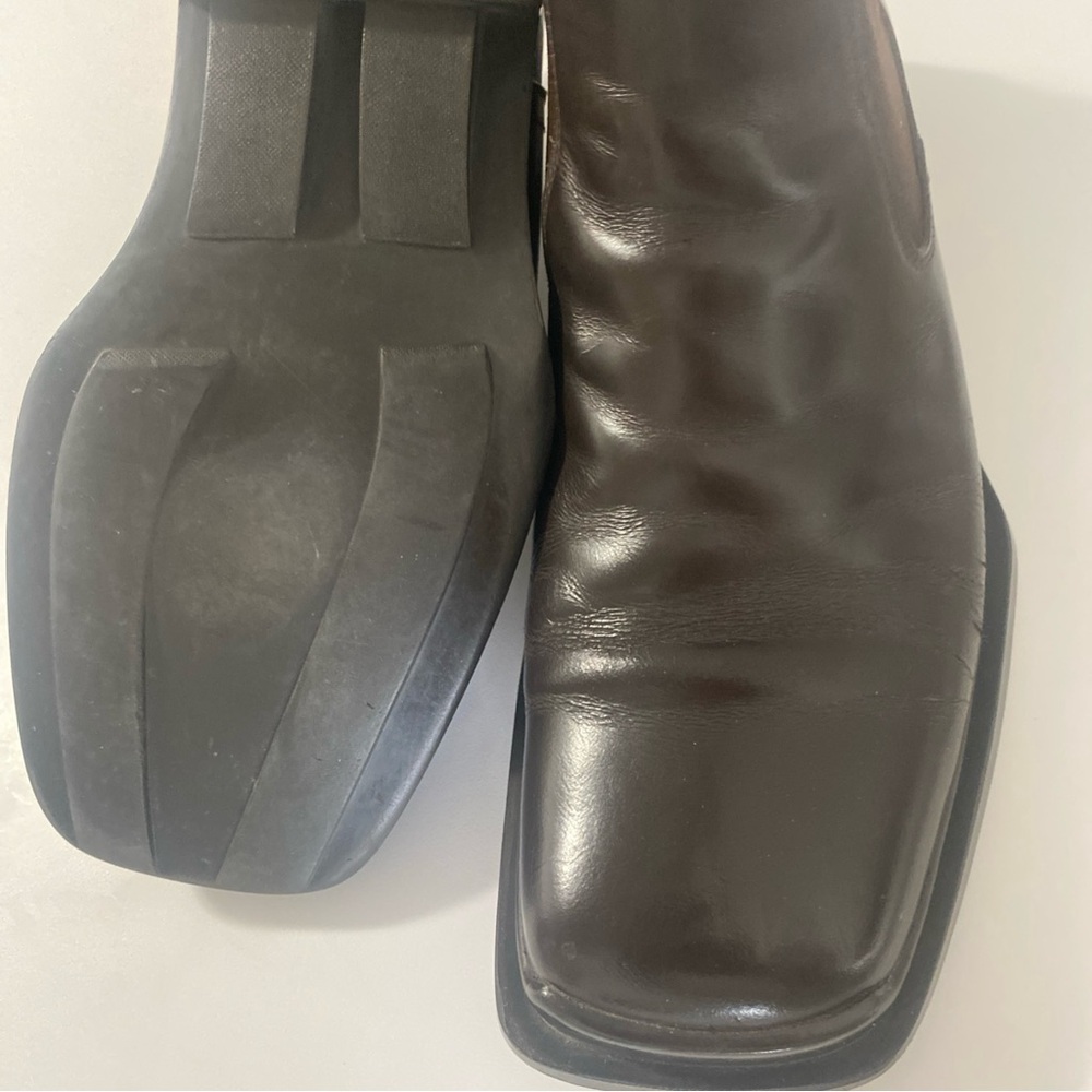 Prada Men Brown Chelsea Leather Ankle Boots Size 7.5  Retail $1190 - Picture 15 of 16